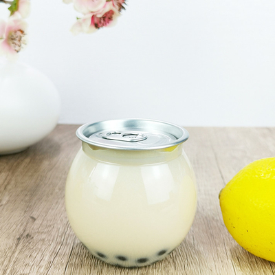 210ml ล้างขวดเก็บพร้อมฝาปิดสแน็ปซีเรียลถั่วถั่ว Preserve