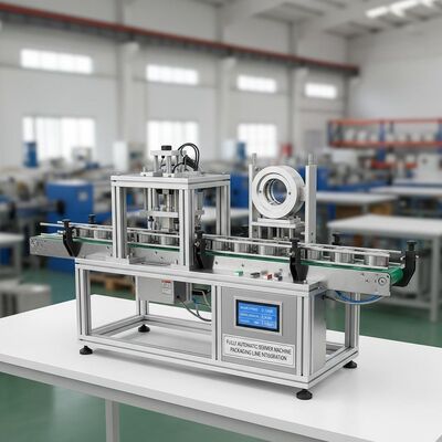 Sealing Diameter 45mm 130mm Fully Automatic Automatic Seamer Machine Rated Power 0.14KW Suitable for Packaging Line Integration