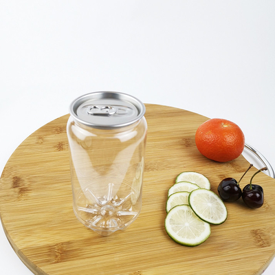 0.45L ขวดคอนเทนเนอร์เปล่าฝารูปเพชร Snap สำหรับนมชา
