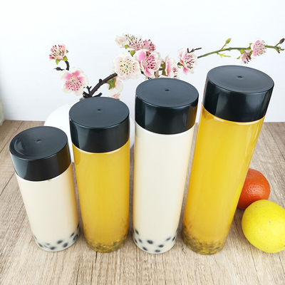 ขวดโหลฝาเกลียวสูงและเรียว 0.5L ภาชนะบรรจุอาหารเกรดเปล่าพร้อมฝาปิด