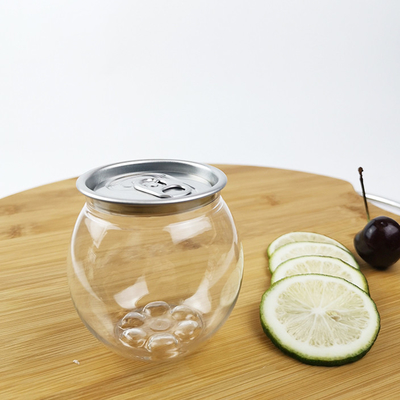 กระป๋องเครื่องดื่มพลาสติกใส 210 มล. ธัญพืชถั่วถั่ว Preserve