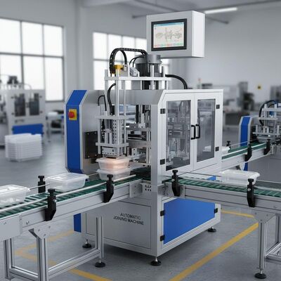 เครื่องจักรเชื่อมต่ออัตโนมัติ 200360550 มม. พร้อมความเร็วในการปิดผนึก 2 วินาที ส่งมอบประสิทธิภาพในสายการประกอบตู้คอนเทนเนอร์